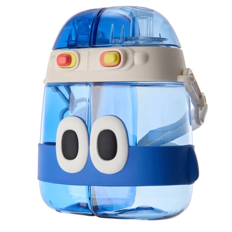 Picture of Selia 2025 Cute Dual-Compartment Water Bottle | Aesthetic Straw Tumbler with Flip Lids | Two-in-One Travel Cup