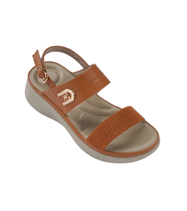 PAUL DENG LADIES SANDAL CKD-001-BROWN Walkar Fashion Shoponline shop bangladeshothoba.com