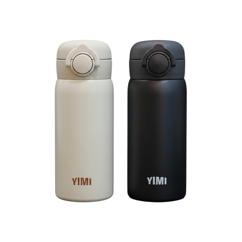 Picture of YIMI Simple Stainless Steel Thermos Bottle | Minimalist Insulated Water Bottle for Hot & Cold Drinks