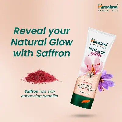 Picture of Himalaya Natural Glow Saffron Face Wash 100ml