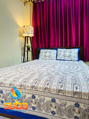 Picture of ১টি ক্লাসিকাল প্রাইম লাক্সারি প্যানেল বেডশিট