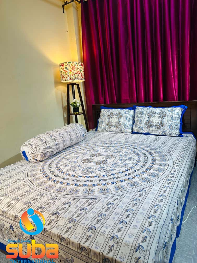 Picture of ১টি ক্লাসিকাল প্রাইম লাক্সারি প্যানেল বেডশিট