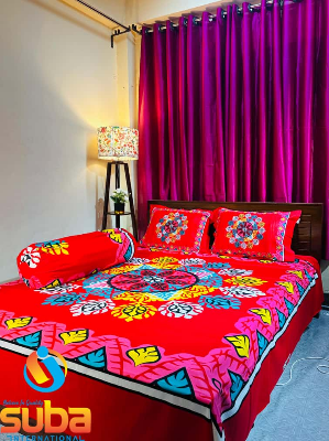 Picture of ১টি ক্লাসিকাল প্রাইম লাক্সারি প্যানেল বেডশিট