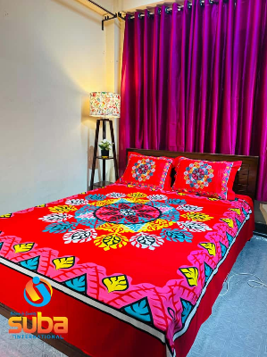 Picture of ১টি ক্লাসিকাল প্রাইম লাক্সারি প্যানেল বেডশিট