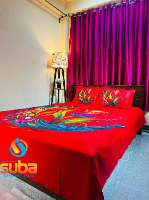 Picture of ১টি ক্লাসিকাল প্রাইম লাক্সারি প্যানেল বেডশিট