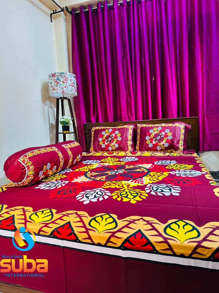 Picture of ১টি ক্লাসিকাল প্রাইম লাক্সারি প্যানেল বেডশিট