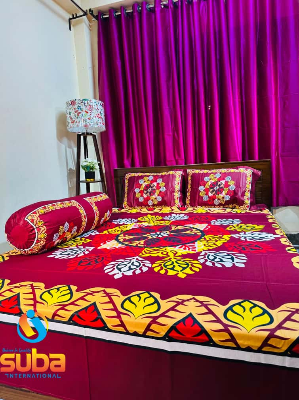 Picture of ১টি ক্লাসিকাল প্রাইম লাক্সারি প্যানেল বেডশিট