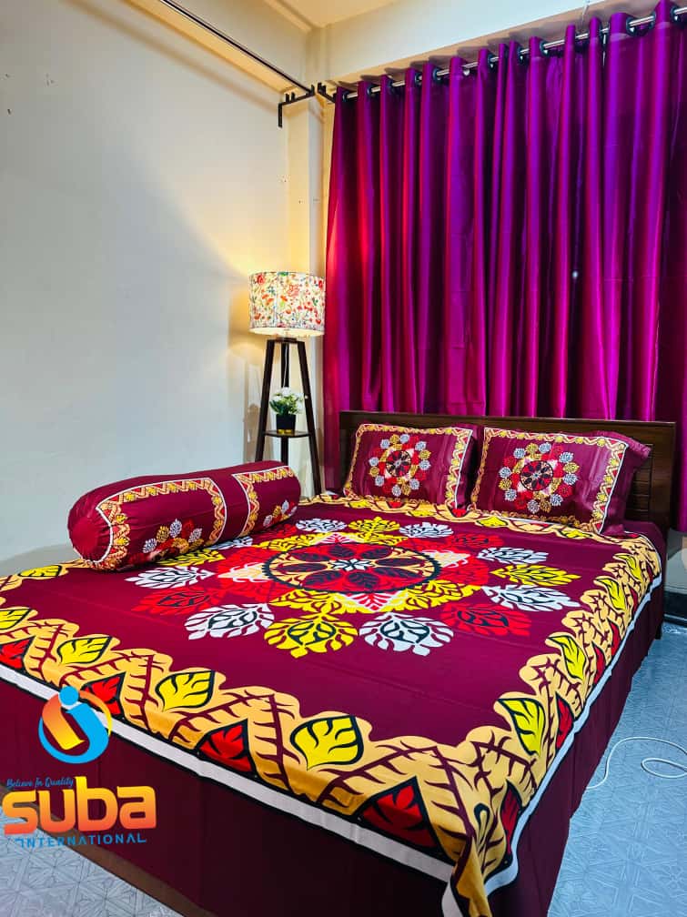 Picture of ১টি ক্লাসিকাল প্রাইম লাক্সারি প্যানেল বেডশিট