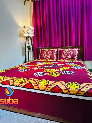 Picture of ১টি ক্লাসিকাল প্রাইম লাক্সারি প্যানেল বেডশিট