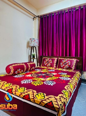 Picture of ১টি ক্লাসিকাল প্রাইম লাক্সারি প্যানেল বেডশিট
