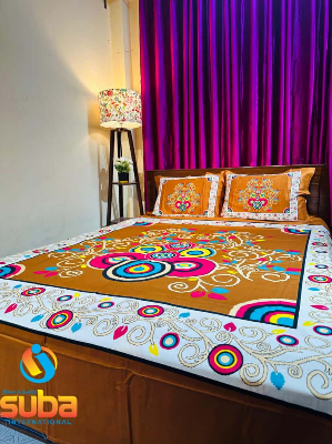 Picture of ১টি ক্লাসিকাল প্রাইম লাক্সারি প্যানেল বেডশিট