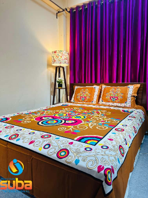 Picture of ১টি ক্লাসিকাল প্রাইম লাক্সারি প্যানেল বেডশিট