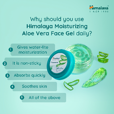 Picture of Himalaya Moisturizing Aloe Vera Face Gel 100ml