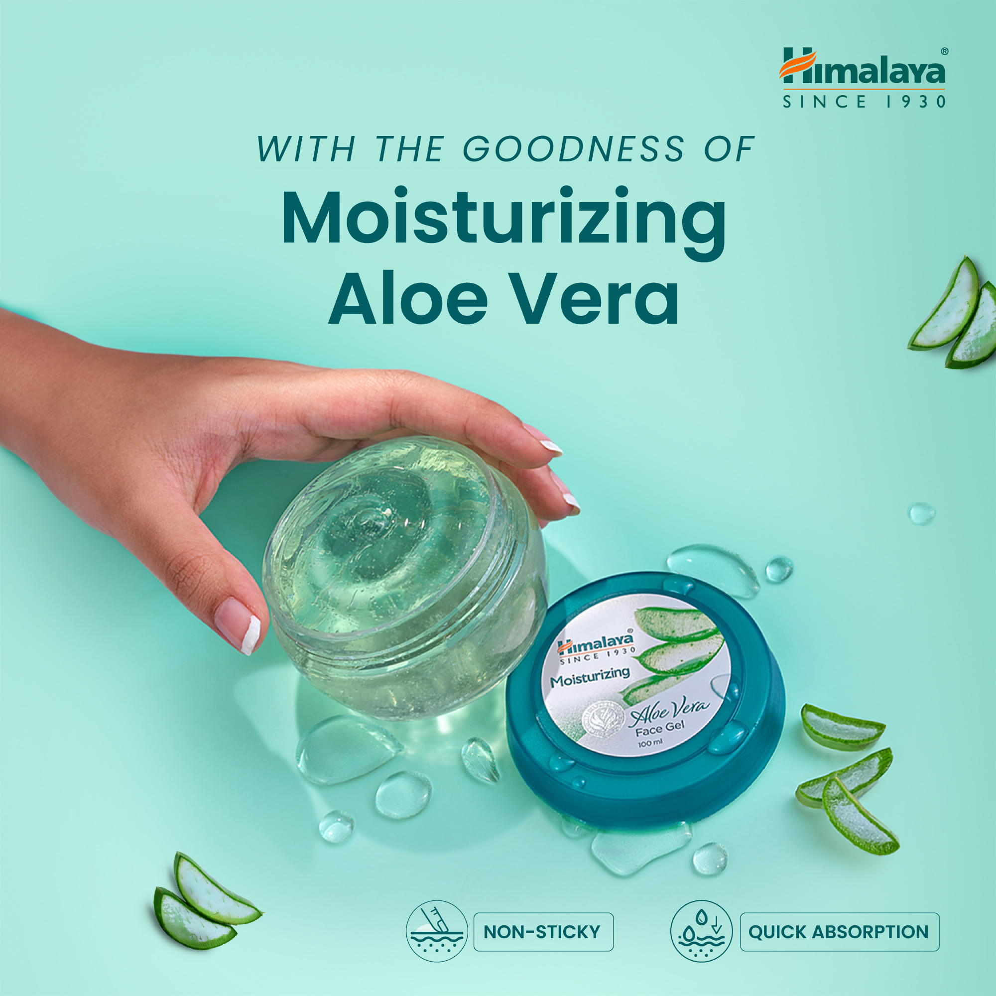 Picture of Himalaya Moisturizing Aloe Vera Face Gel 100ml