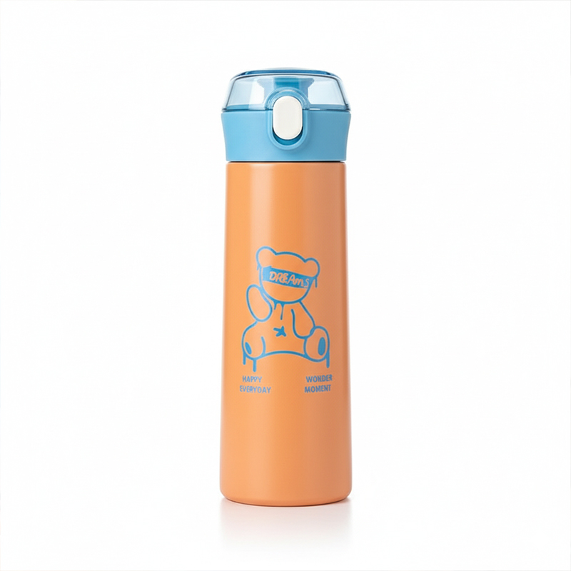 Picture of Cartoon Kids’ Insulated Water Bottle – 500ml | Colorful Stainless Steel Thermos for Children
