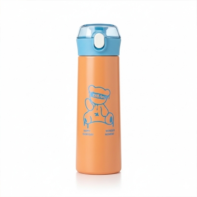 Picture of Cartoon Kids’ Insulated Water Bottle – 500ml | Colorful Stainless Steel Thermos for Children