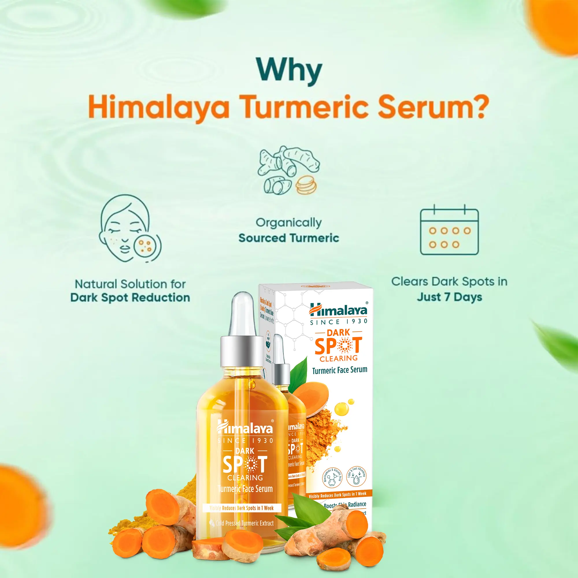 Picture of Himalaya Dark Spot Clearing Turmeric Serum 30 ml