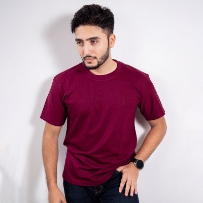 Picture of REDWOOD Premium Solid T-shirt 3 Piece Combo (White, Maroon, Bottle Green)