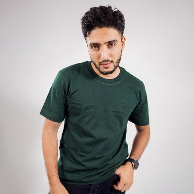 Picture of REDWOOD Premium Solid T-shirt 3 Piece Combo (White, Maroon, Bottle Green)