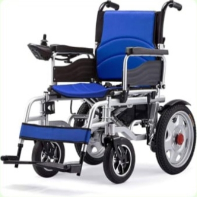 Picture of Electric Wheelchair Foldable Power Riding - Electric Wheelchair for Elderly， Disabled and Hemiplegic Patients