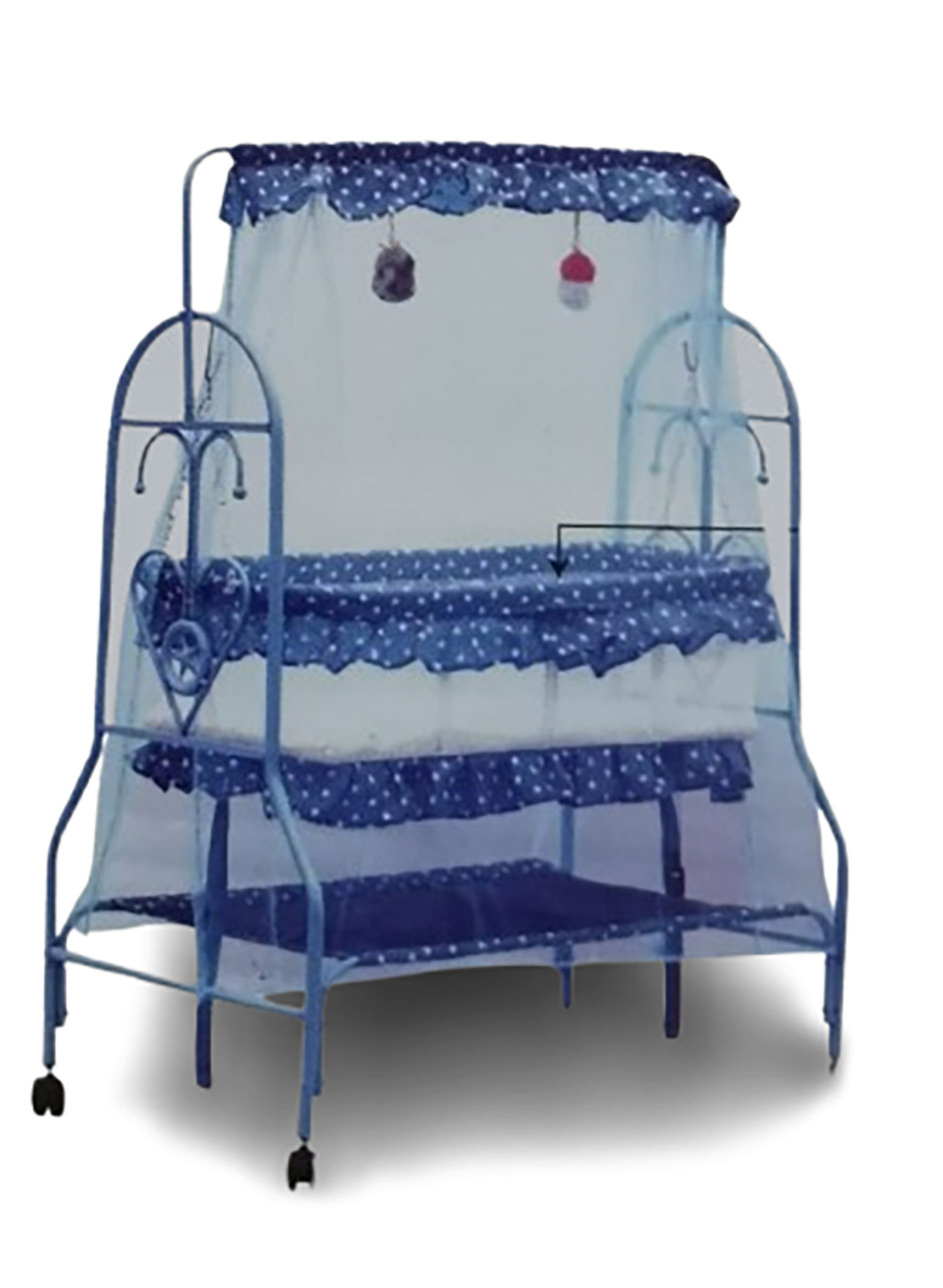 Picture of Dolna Bed For New Born Baby A Cozy Nest Cradle model no MS-3035 dolna bed with mosquito net Bacchader Dolna Baby Dolna