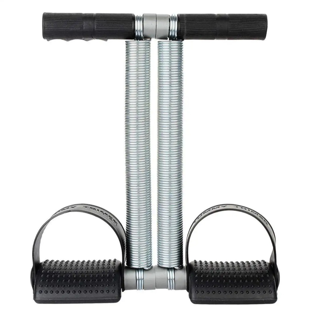 Picture of Tummy Trimmer Pull Rope Spring Foot Pedal Sit Up Equipment Waist Pull Exercise Workout Fitness Gym