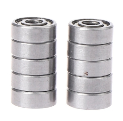 Picture of 10pcs deep groove spherical carbon steel miniature bearings 695ZZ Sunlight Mall