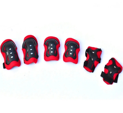 Picture of 6 Pieces Kids Outdoor Sports Protective ear Knee Pads Elbow Pads Wrist uards Roller Skating Safety Protection