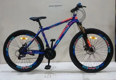 Picture of 26 inchi 21 Speed Gear Cycle With Suspension Lockout fork High Rim Coloring Fat Spoke With Shimano Parts