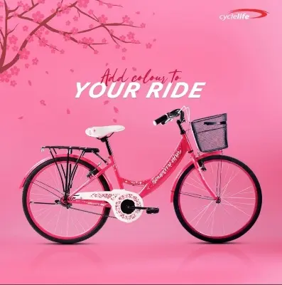 Picture of 24'' or 26'' ladies cycle 71 ruby ,Meghna cycle