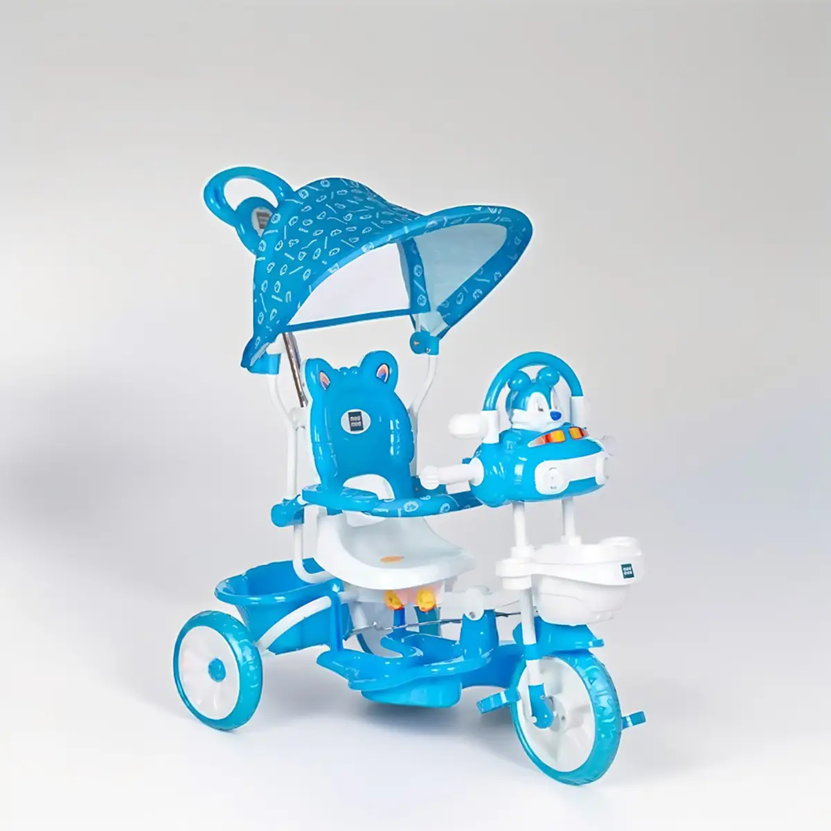 Picture of Micky Baby Tricycle with Adjustable Seat and Parent Control Handle (1-4 Years Kids)