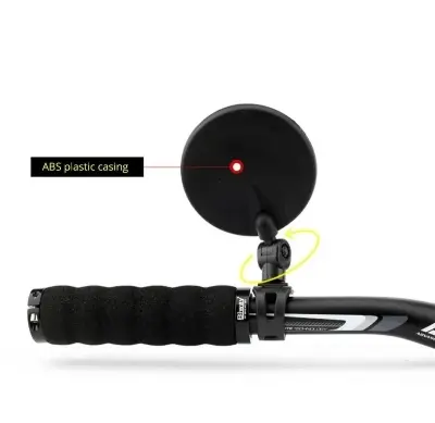Picture of Original China Cycle 360 Mirror. High Quality Cycle Rear-viewer Mirror. Made In China (360 Oval Mirror)