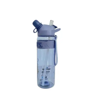 Picture of Dual-Use Straw & Spout Student Water Bottle – 700ml | Versatile Leakproof School Bottle
