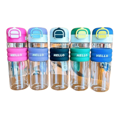 Picture of New Kids Plastic Water Bottle – 500ml | Lightweight & Durable Straw Cup for Children