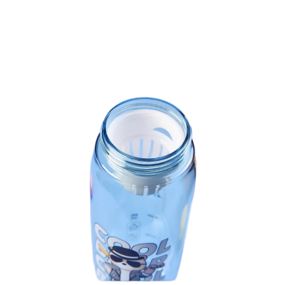 Picture of Cute Bear Plastic Cup – 500ml | Adorable Straw Water Bottle for Kids