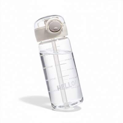 Picture of Aesthetic Food-Grade Straw Cup | Minimalist Reusable Tumbler for Cold Drinks – 500ml