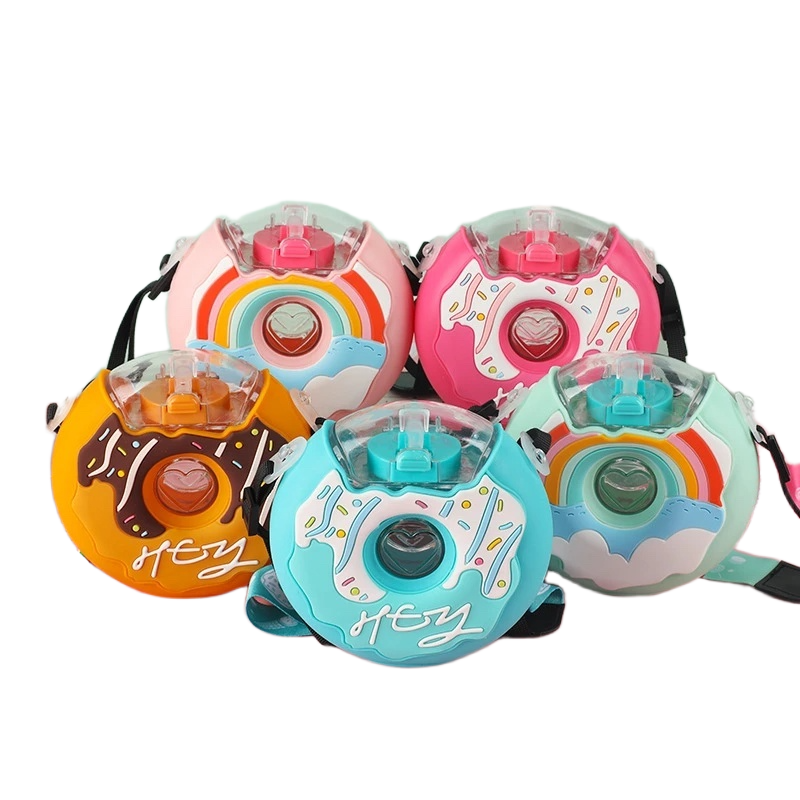 Picture of High-Style Kids’ Straw Water Bottle – 600ml | Trendy & Leak-Proof with Strap