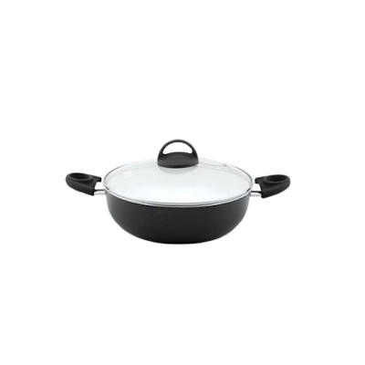 Picture of Vibrant Red Non-Stick Wok with Lid – 22cm | Model ONW22R