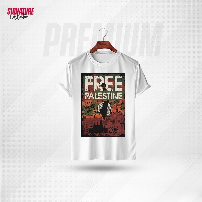 Picture of REDWOOD Premium - Free Palestine T-Shirt White