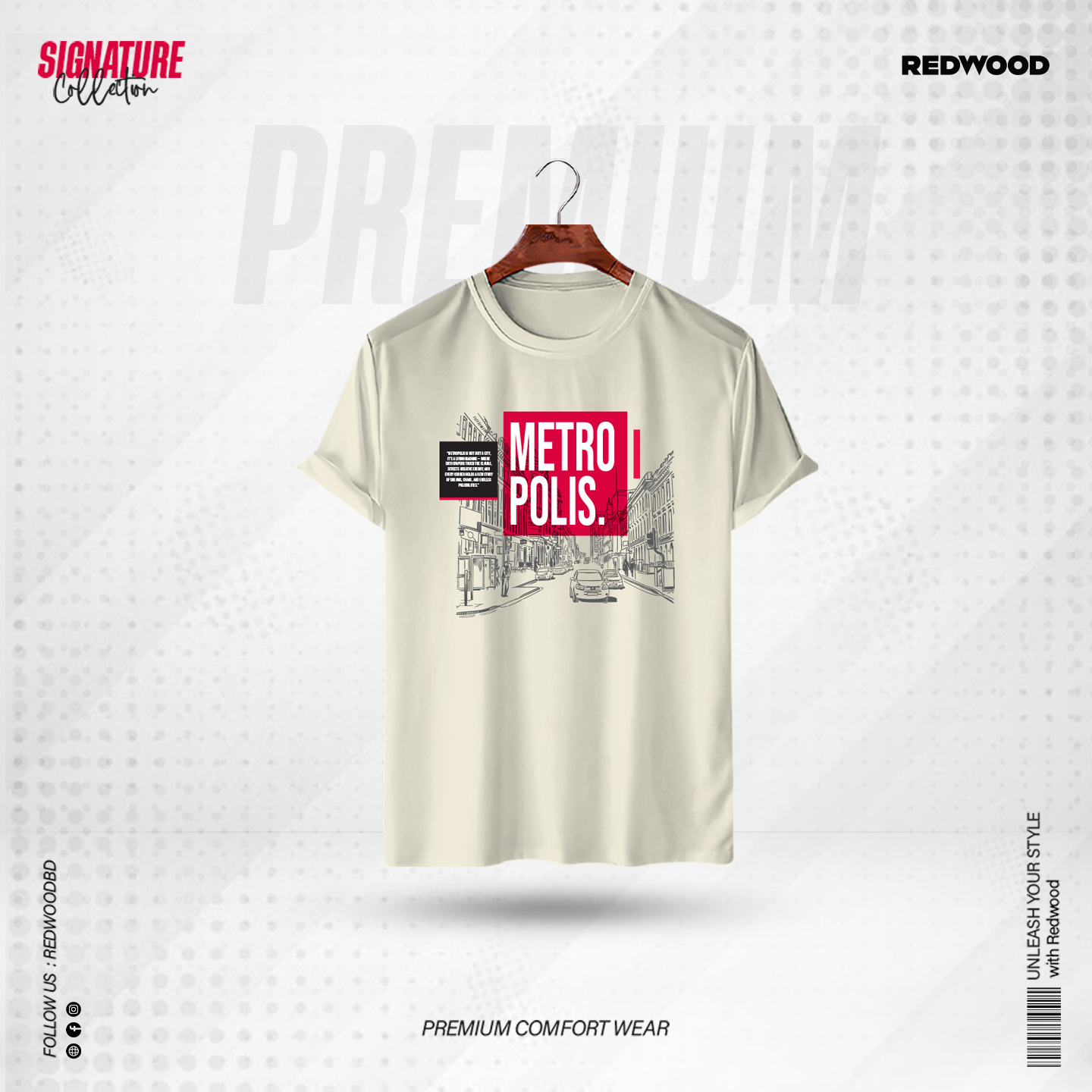 Picture of REDWOOD Premium T-Shirt Metropolis