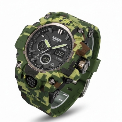 Picture of Skmei 2197 Stylish Army Green Men’s Watch
