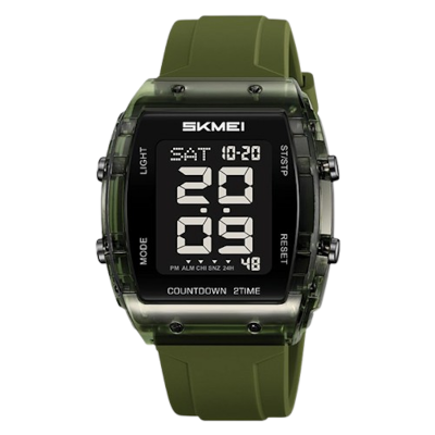 Picture of Skmei 2442 Men’s Olive Green Digital Watch