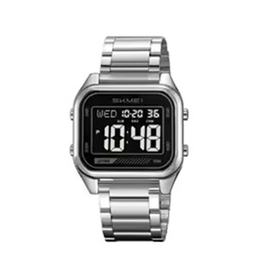 Picture of Skmei 2478 Men’s Silver & White Digital Watch