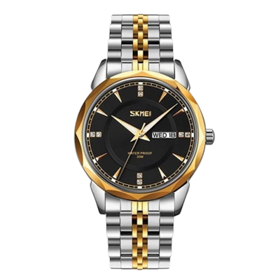 Picture of Skmei 9268 Silver & Gold Men’s Stylish Wristwatch