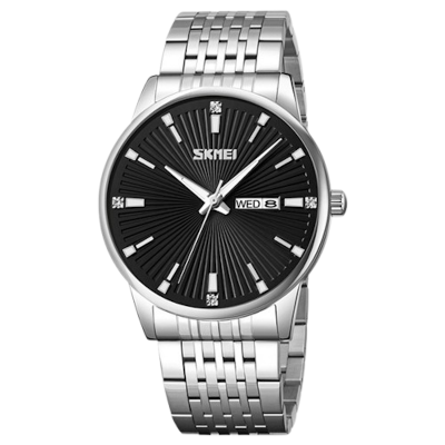 Picture of Skmei 9323 Silver Black Men’s Luxury Wristwatch