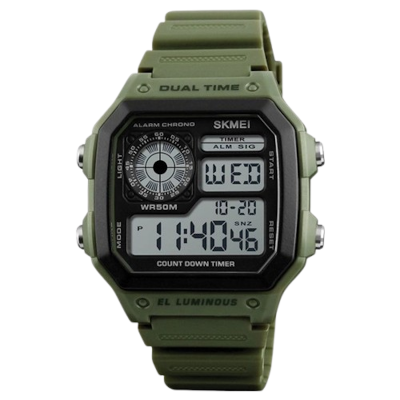 Picture of Skmei 1155 Men’s Gray Camo Digital Analog Watch