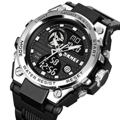 Picture of Skmei 2031 Silver Black Stylish Watch for Men