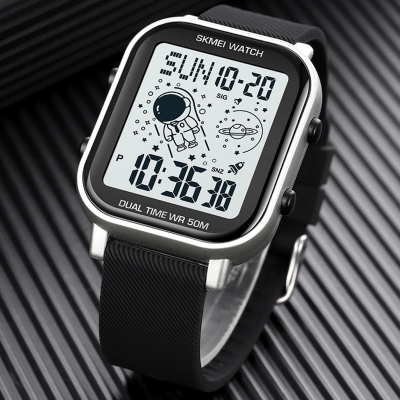 Picture of Skmei 1895 Black & White Dual-Tone Watch for Men