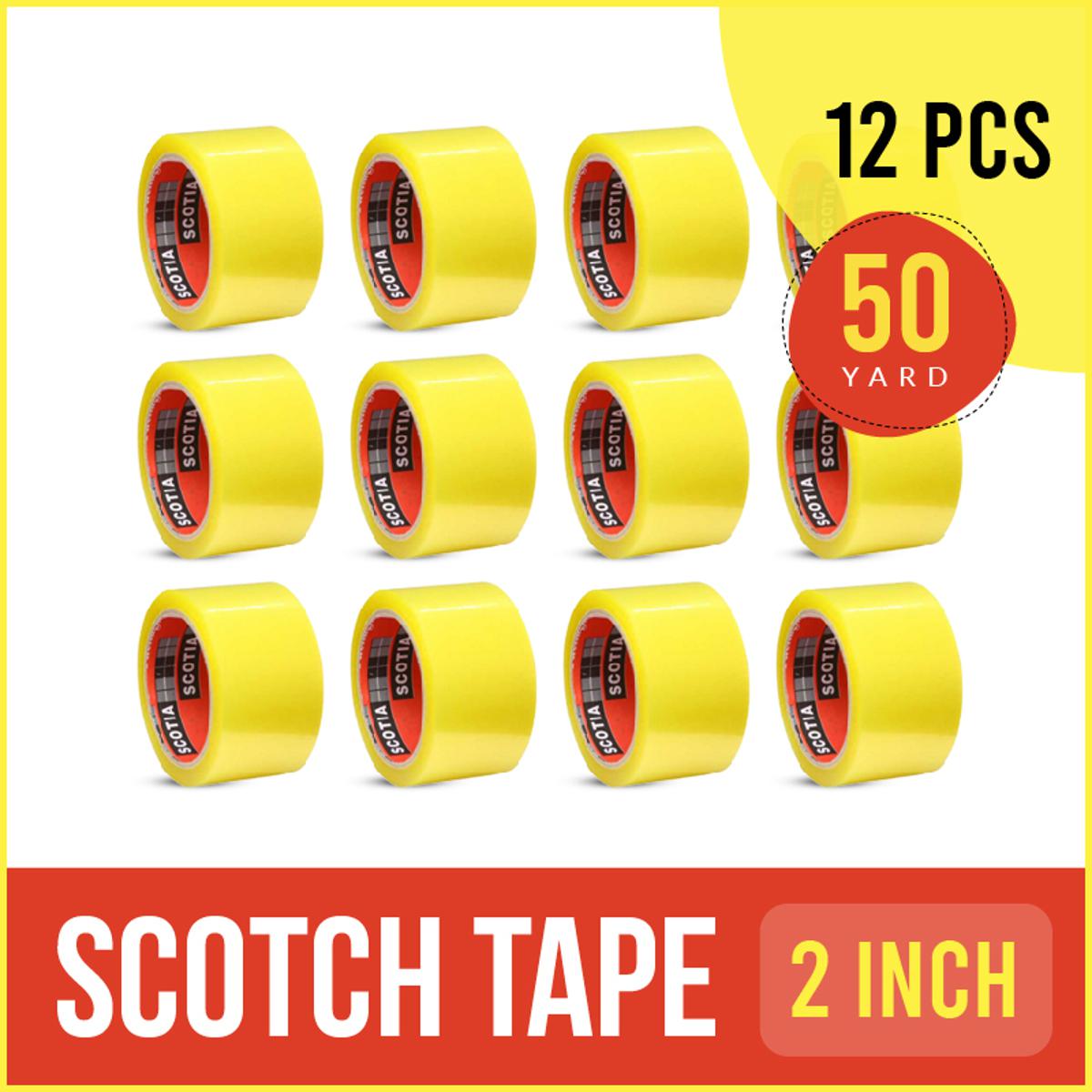 Picture of Sctch Tape - 50 Yards (Transparent) 12 Pcs