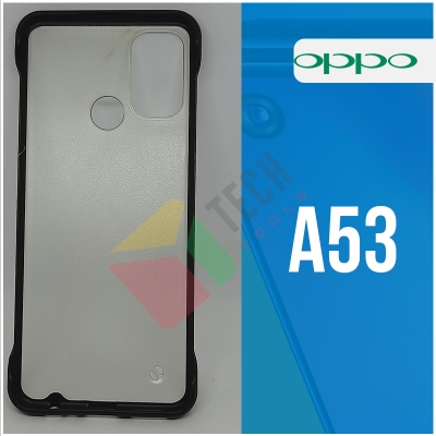 Picture of For Oppo A53 Matte Transparent mobile back cover Slim Frameless Case